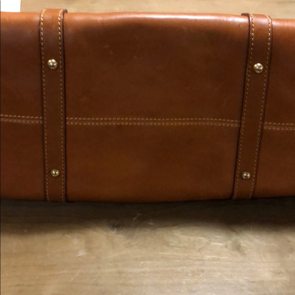 Dooney & Bourke Florentine Natural Medium Satchel. - Picture 4 of 8